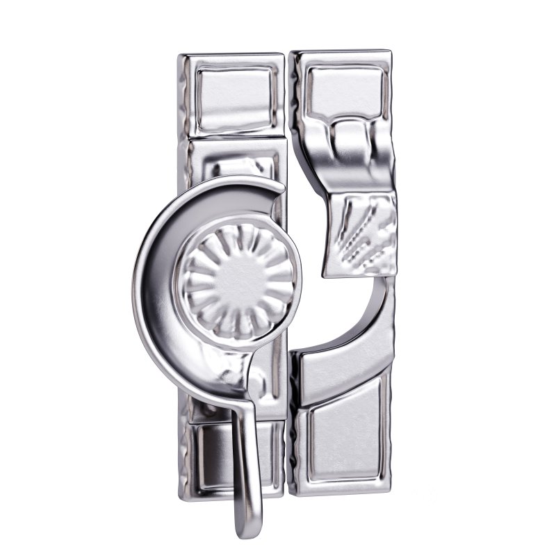 Antique Brass Window Sash Lock Victorian Style Window Locks Image 2