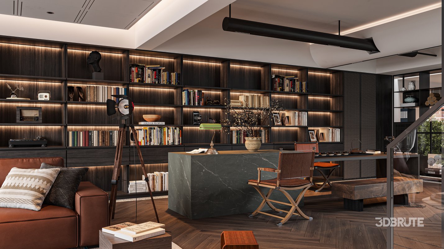 Luxurious living room and dining room Image 7