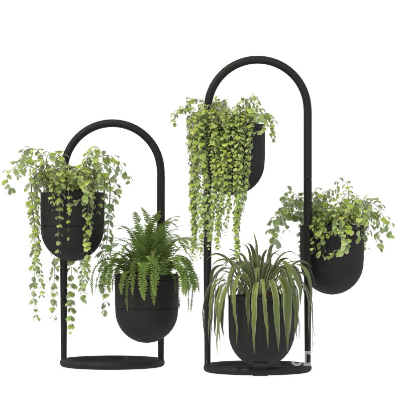 Metal Plant Set 01 Image 5