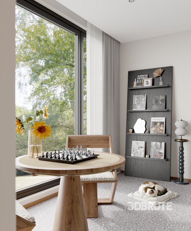 Luxurious living room and dining room bathroom Image 8