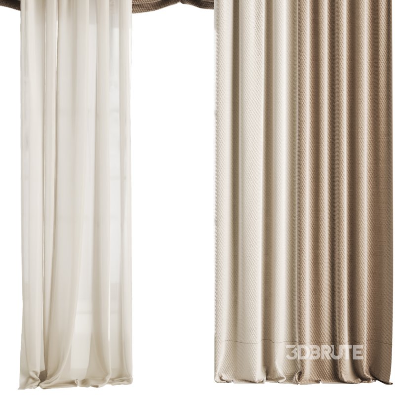Silk and Cotton Curtain 051 Image 3