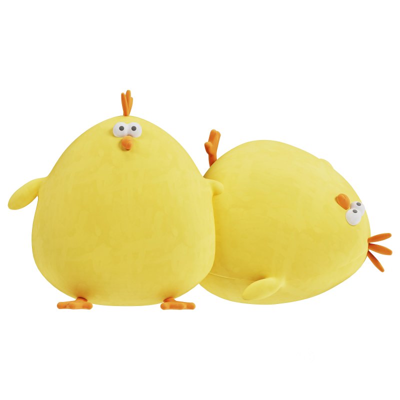 Soft Chick Dolls Plush Toys Image 2