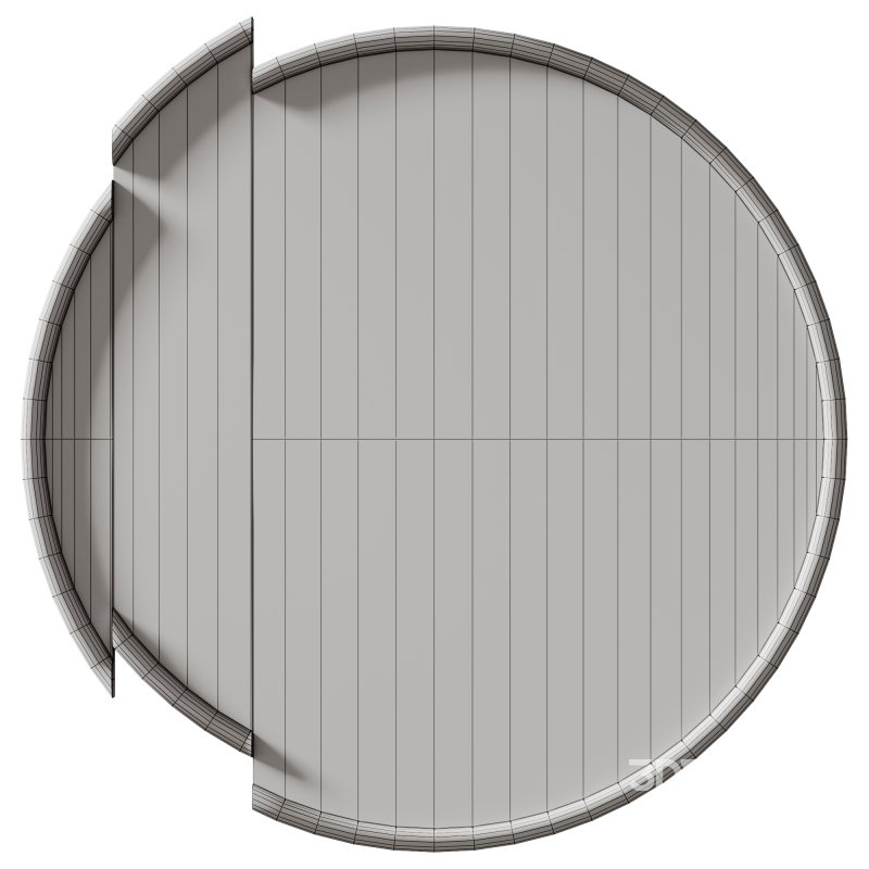 SPLIT MIRROR ROUND by LEE BROOM Mirror 10 Image 2