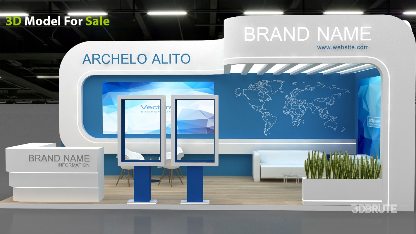 3d exhibition model Image 1