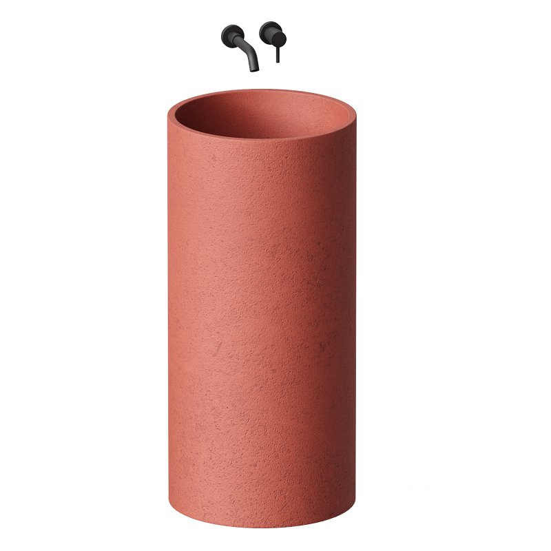 Penzance Concrete Freestanding Basin 400mm Image 5