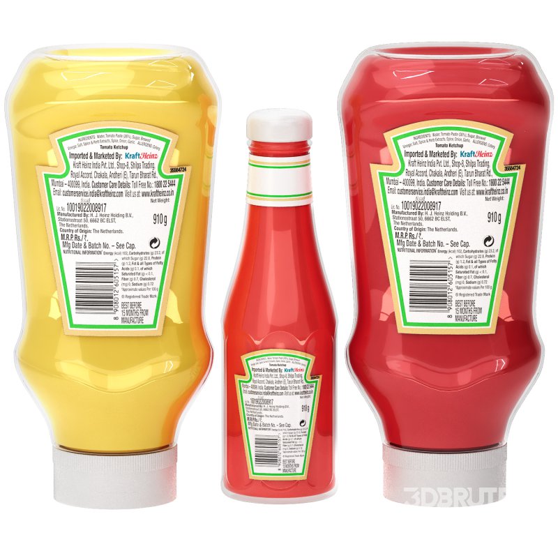 heinz tomato ketchup and yellow mustard Image 3