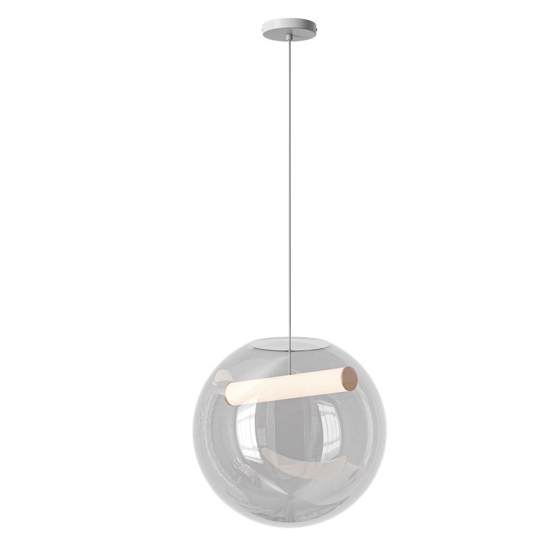 Scandinavian Glass Orb Pendant Light Image 4