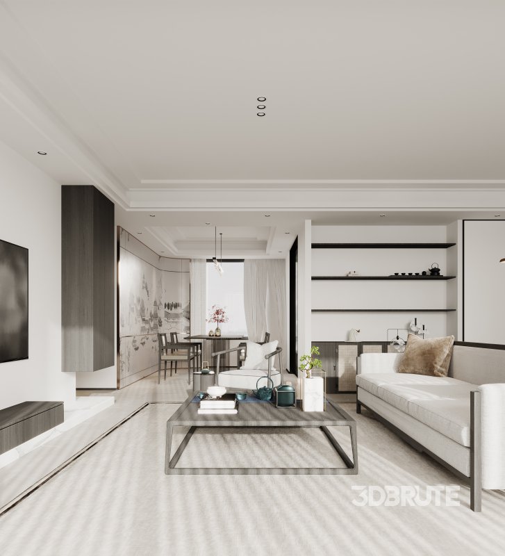 Chinese Living Room Dining Room Image 3