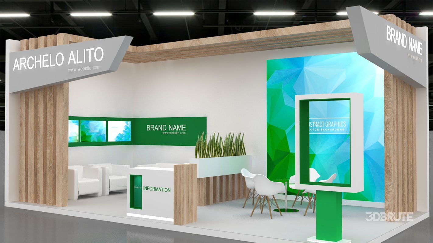 3d exhibition booth stand tradeshow Image 2