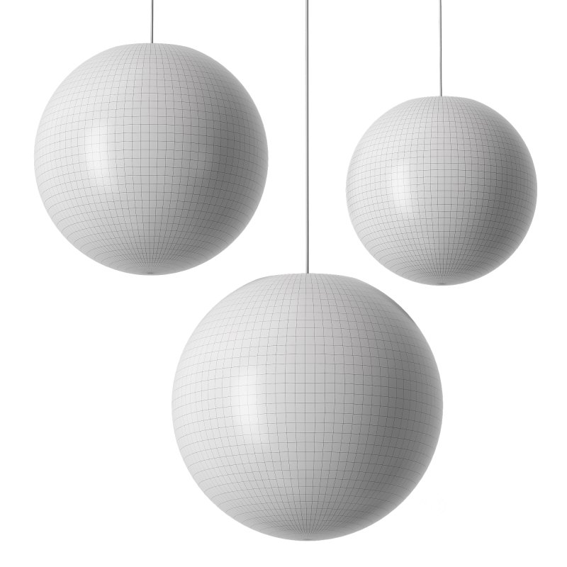 Scandinavian Glass Orb Pendant Light Image 5