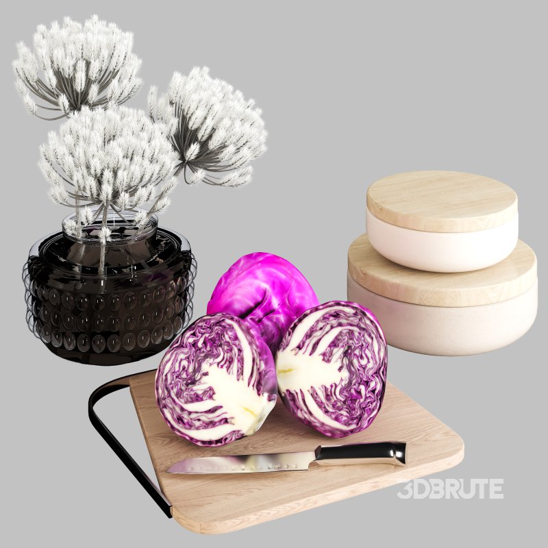 Red Cobbage Set Image 2