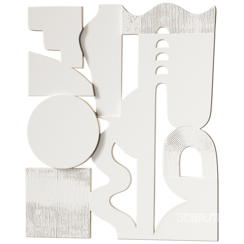 Decorative panel 3D ART RELIEF 12 Image 1