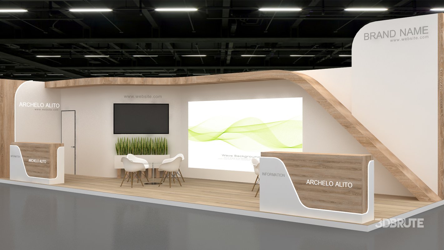 3d exhibition booth stand tradeshow Image 2