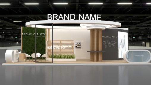 3d exhibition booth stand tradeshow
