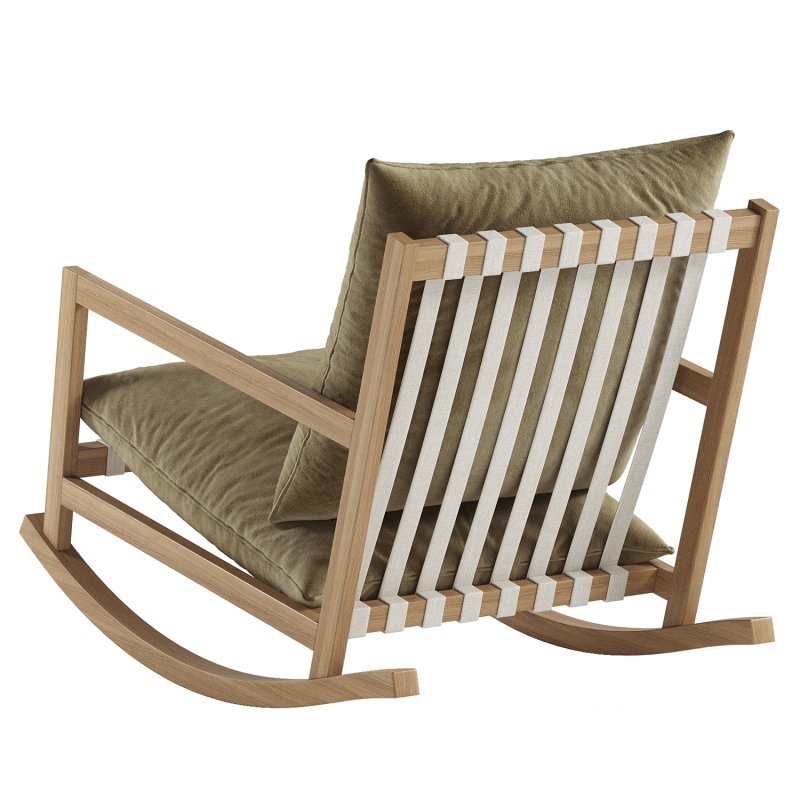 Aiken Outdoor Rocking Chair Image 3
