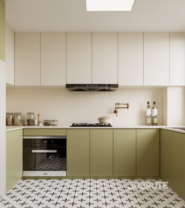 Luxurious living room and dining room kitchen Image 3