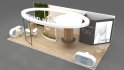 3d exhibition booth stand tradeshow - Thumbnail 2