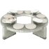Round concrete bench for street cafe - Thumbnail 1