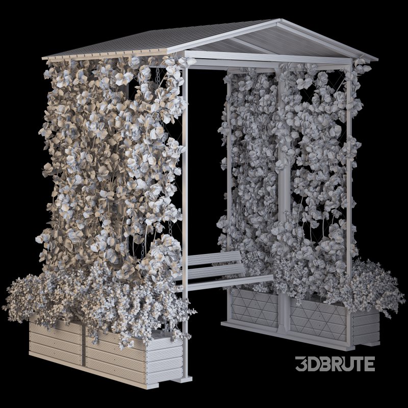 Ivy Plants Garden and Gazebo Swing 02 Image 5