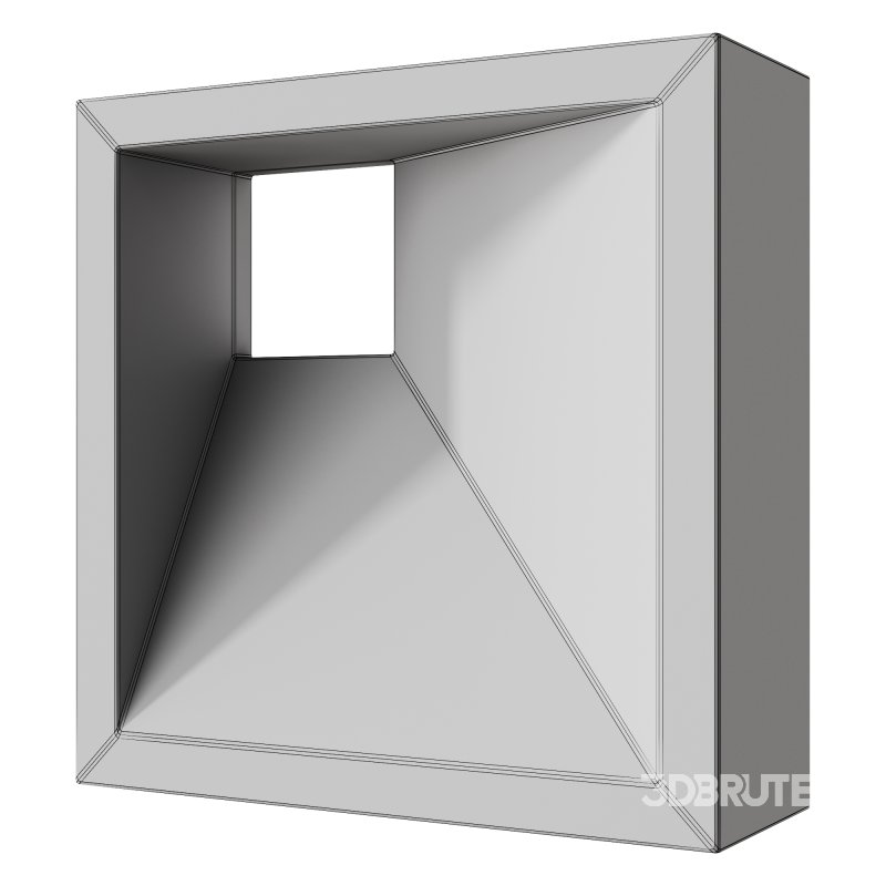 Modular Wall 13 Glimmer Dimensional White by Tesselle Image 1