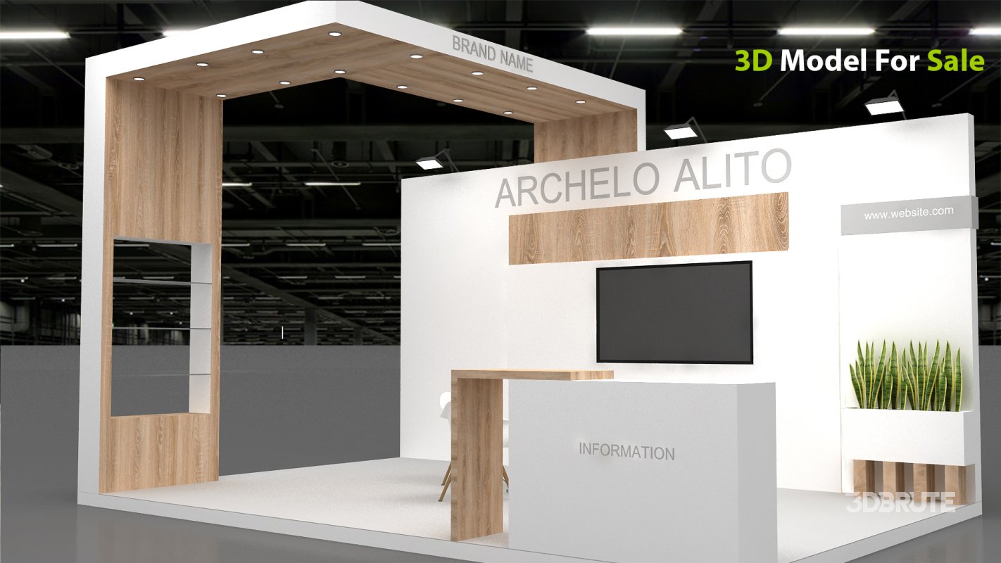 3d exhibition booth stand Image 10
