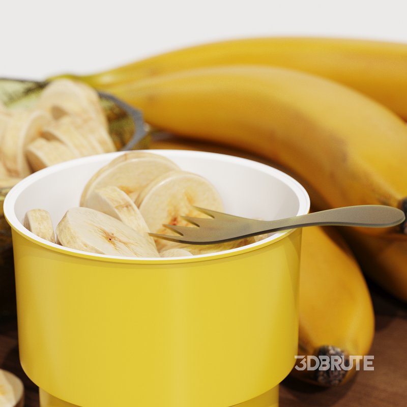 Wood Centerpiece with Banana Image 4