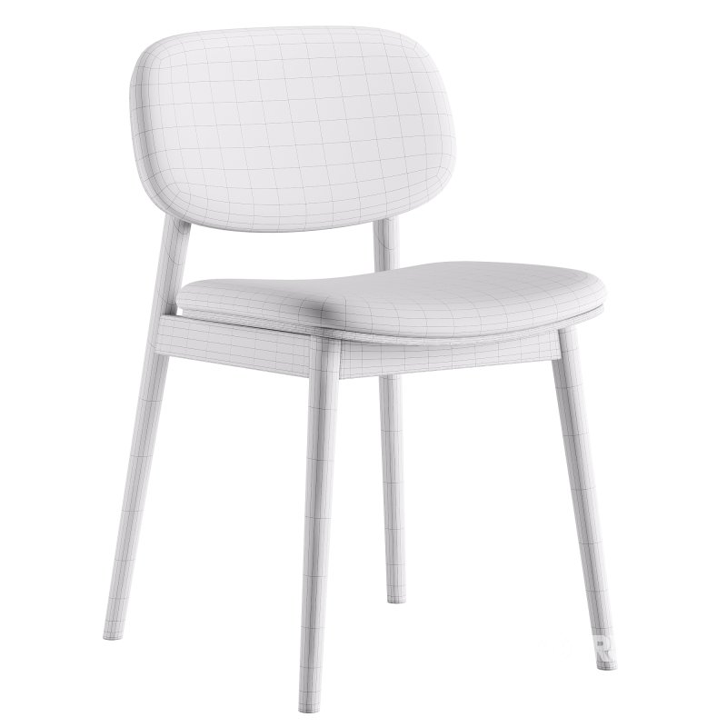 Lando Leather Dining Chair Image 2