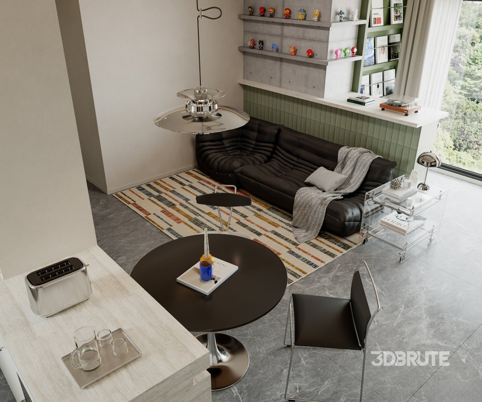 Living Room Dining Room Kitchen Bedroom Image 9