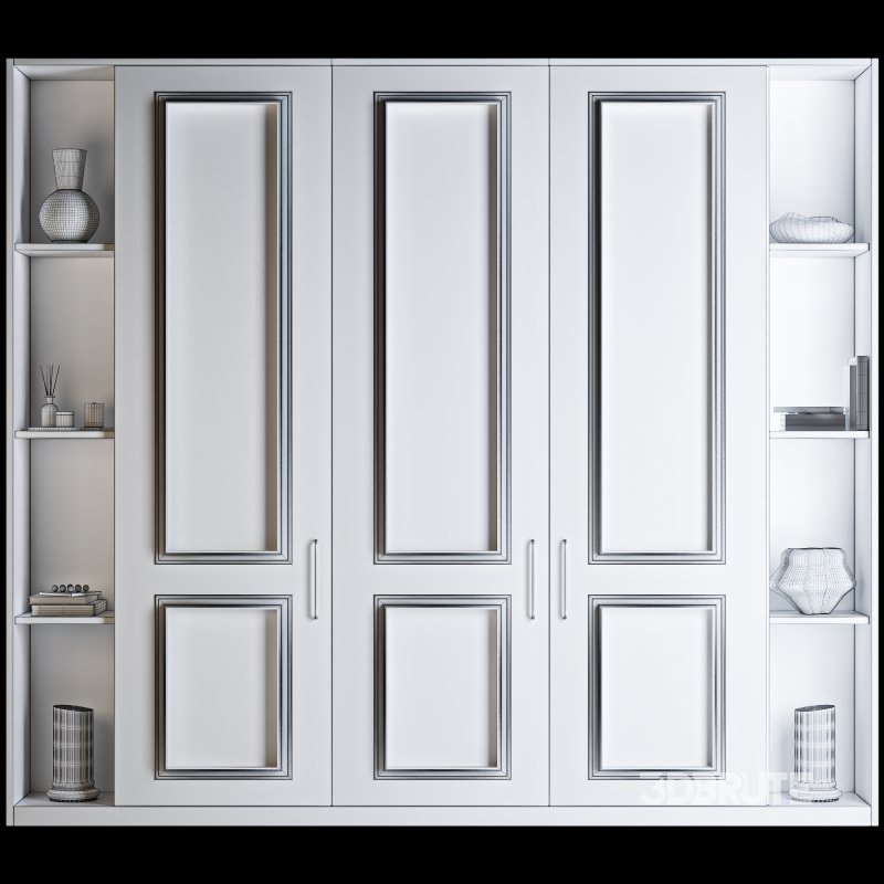 Wooden Wardrobe Set Image 3