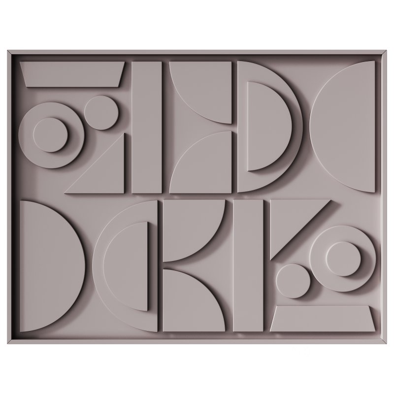 Decorative panel 3D ART RELIEF 02 Image 4