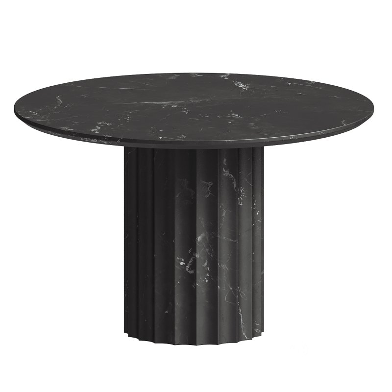 Danae Round Stone Dining Table Image 1