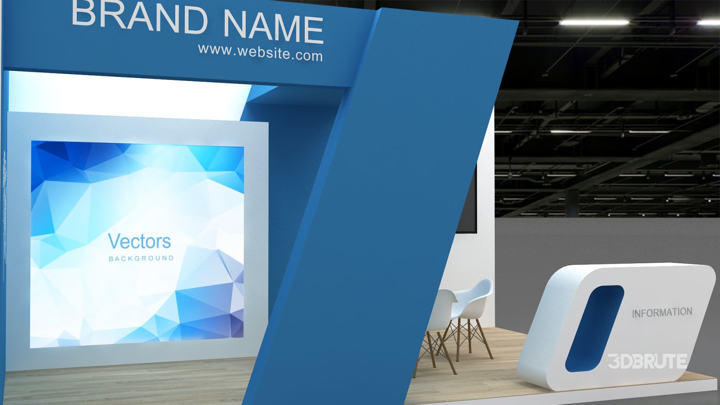 3d exhibition booth stand Image 5