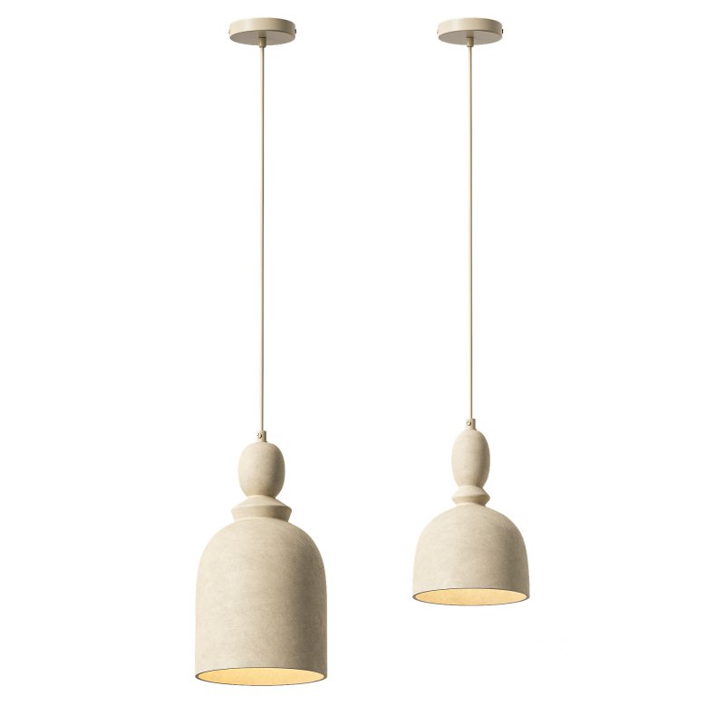 Zara Large and Small Ceramic Pendant Lamps Image 3