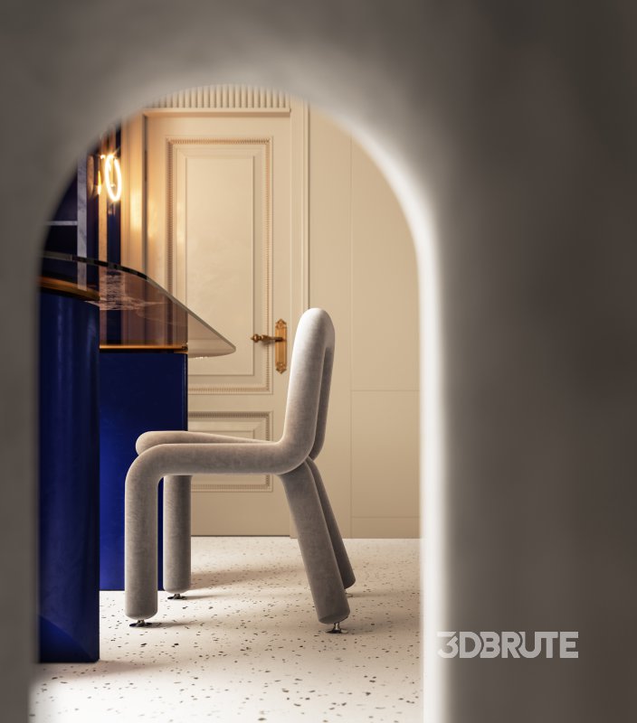 Luxurious living room and dining room Image 3