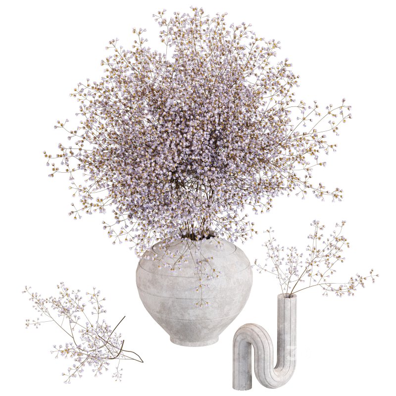 Minimal Bloom Gypsophila Arrangement Image 4