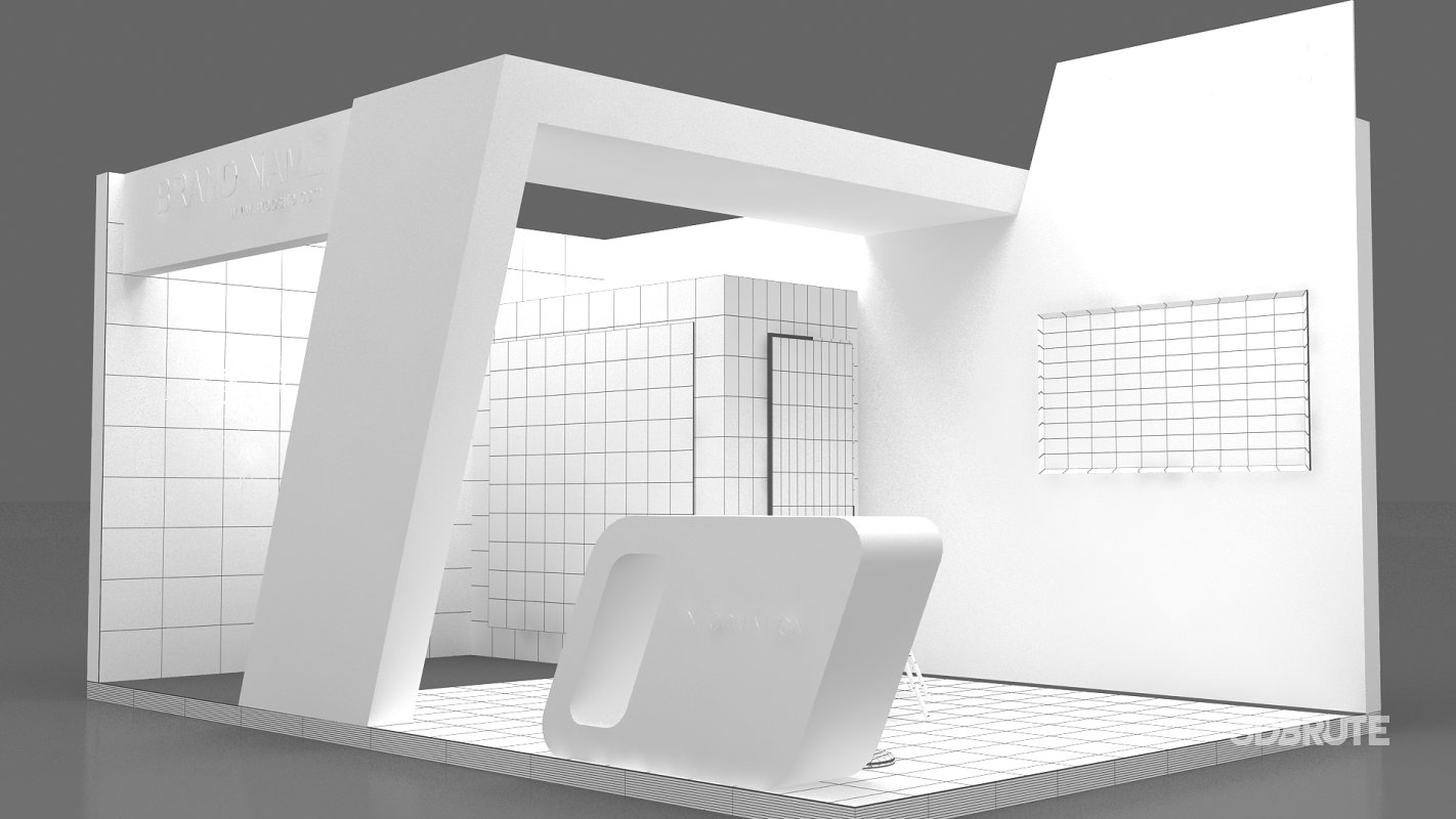 3d exhibition booth stand Image 9