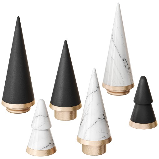 Christmas Tree Inspired Ornament Sculptures by Evoke The Christmas Cheer