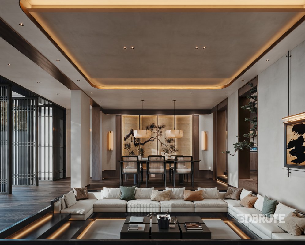 living room dining room Image 4