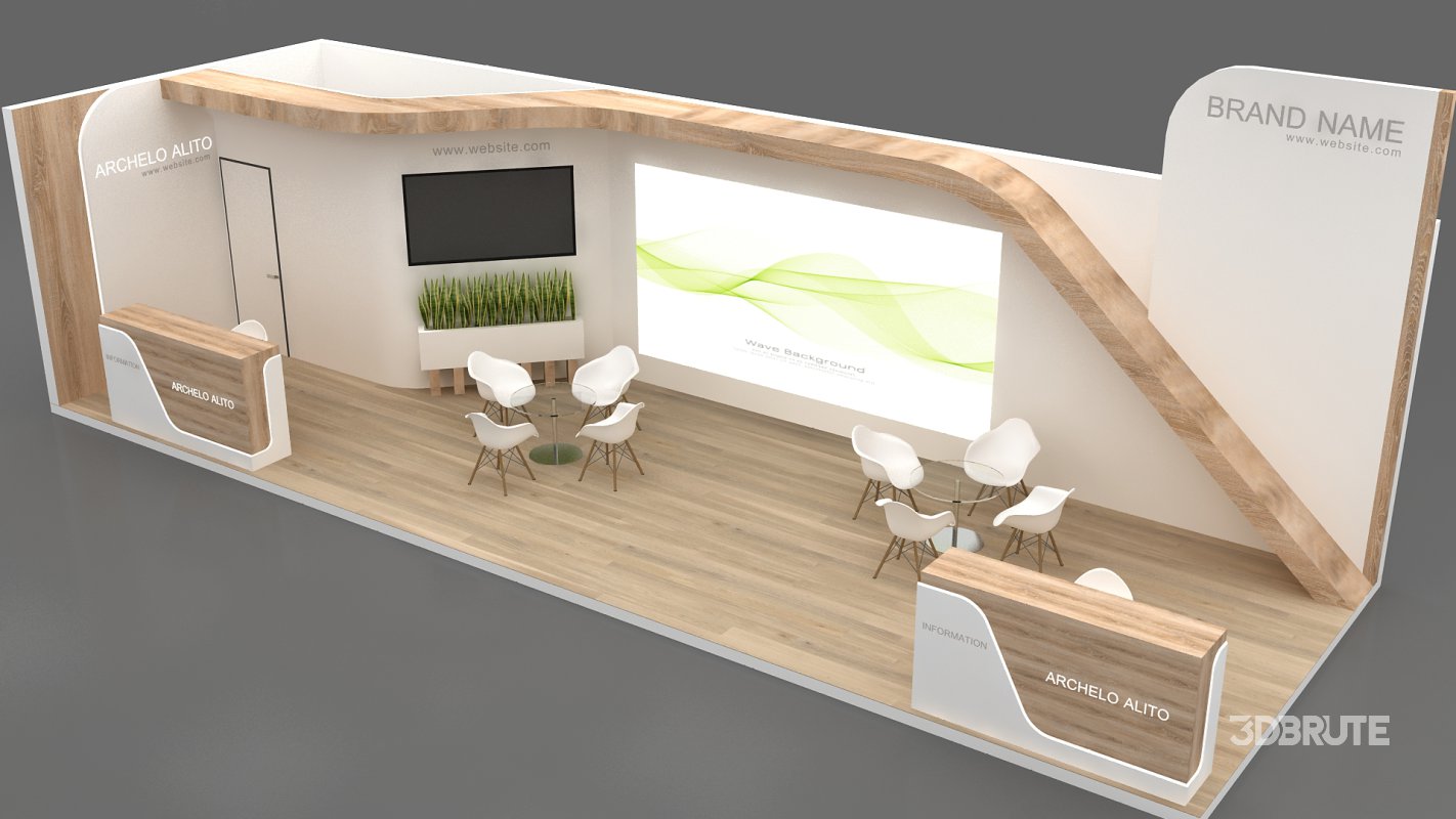 3d exhibition booth stand tradeshow Image 5