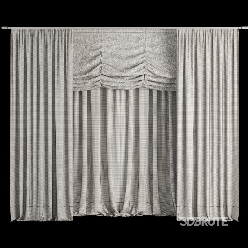 Silk and Satin Curtain 048 Image 5
