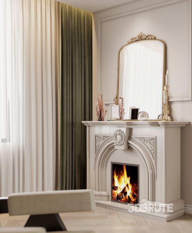 Luxurious living room and dining room Image 5