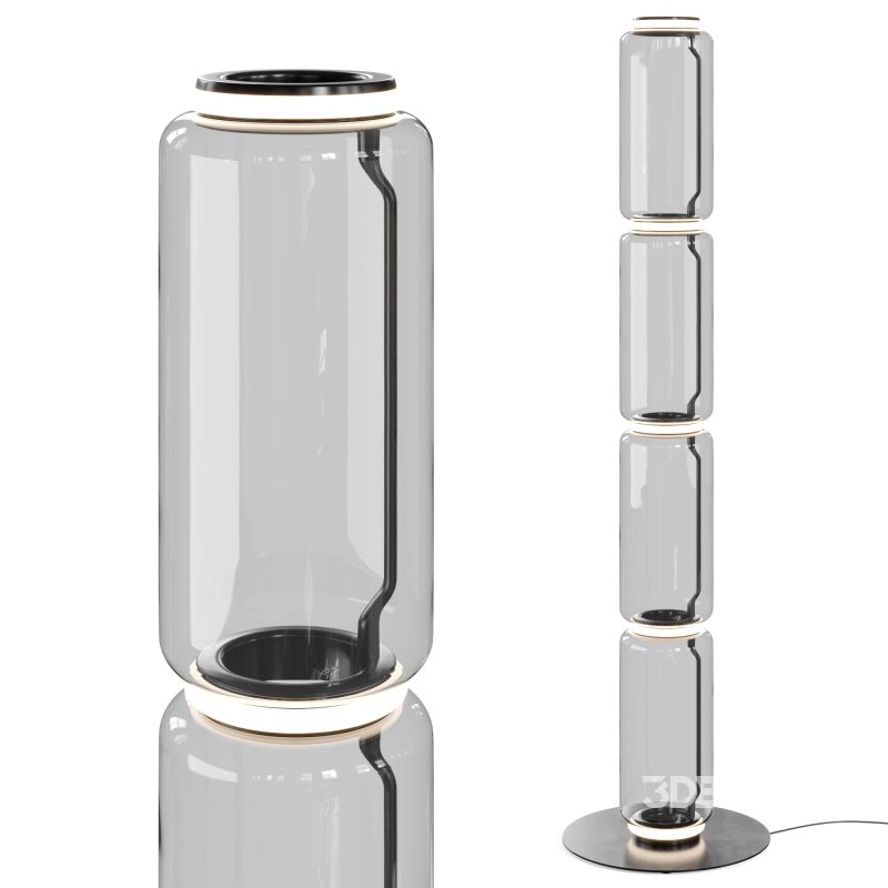 Noctambule 4 high Cylinder floor lamp by Flos Image 3