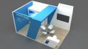 3d exhibition booth stand - Thumbnail 6