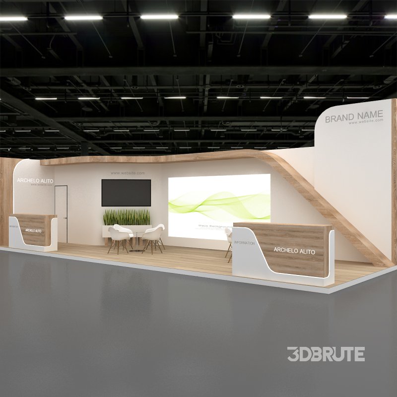 3d exhibition booth stand tradeshow Image 8