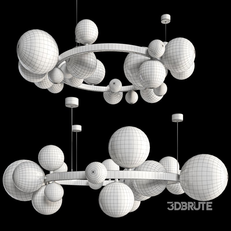 Ring chandeliers and lamps IONA Image 6