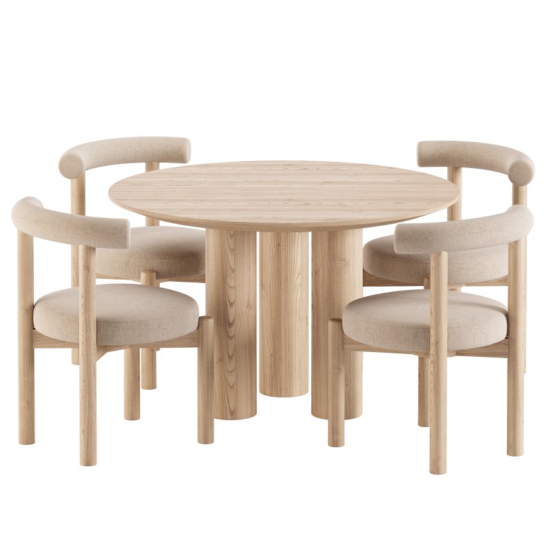 Dame Chair and Mojave Table Image 2