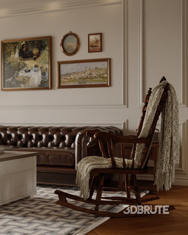 Luxurious classic living room and dining room Image 5