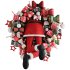 Santa Claus Wearth Christmas Decor - Thumbnail 2