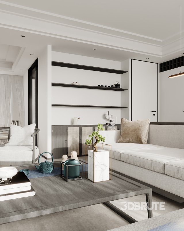 Chinese Living Room Dining Room Image 2