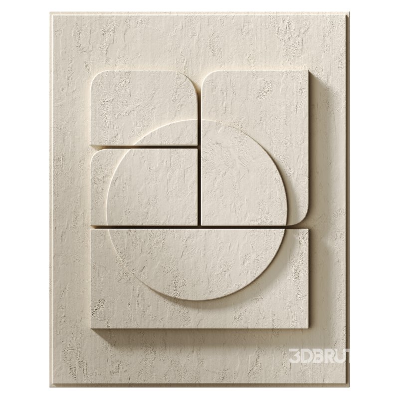 Decorative panel 3D ART RELIEF 05 Image 4